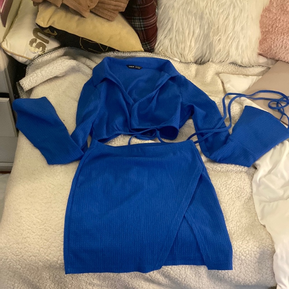 Royal blue set from SHEIN